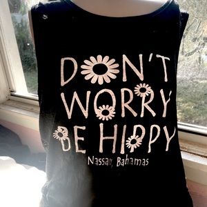 Don’t worry be hippy tank top